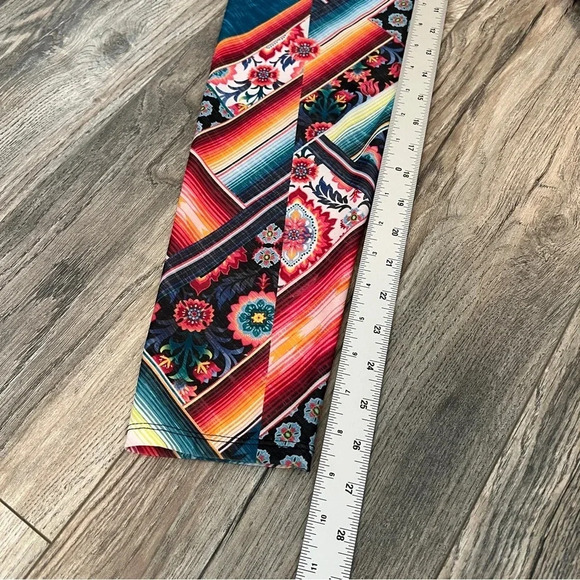 LUCKY IN LOVE x BETHANIE MATTEK-SANDS Printed Full Length Leggings Size Large - Picture 8 of 9